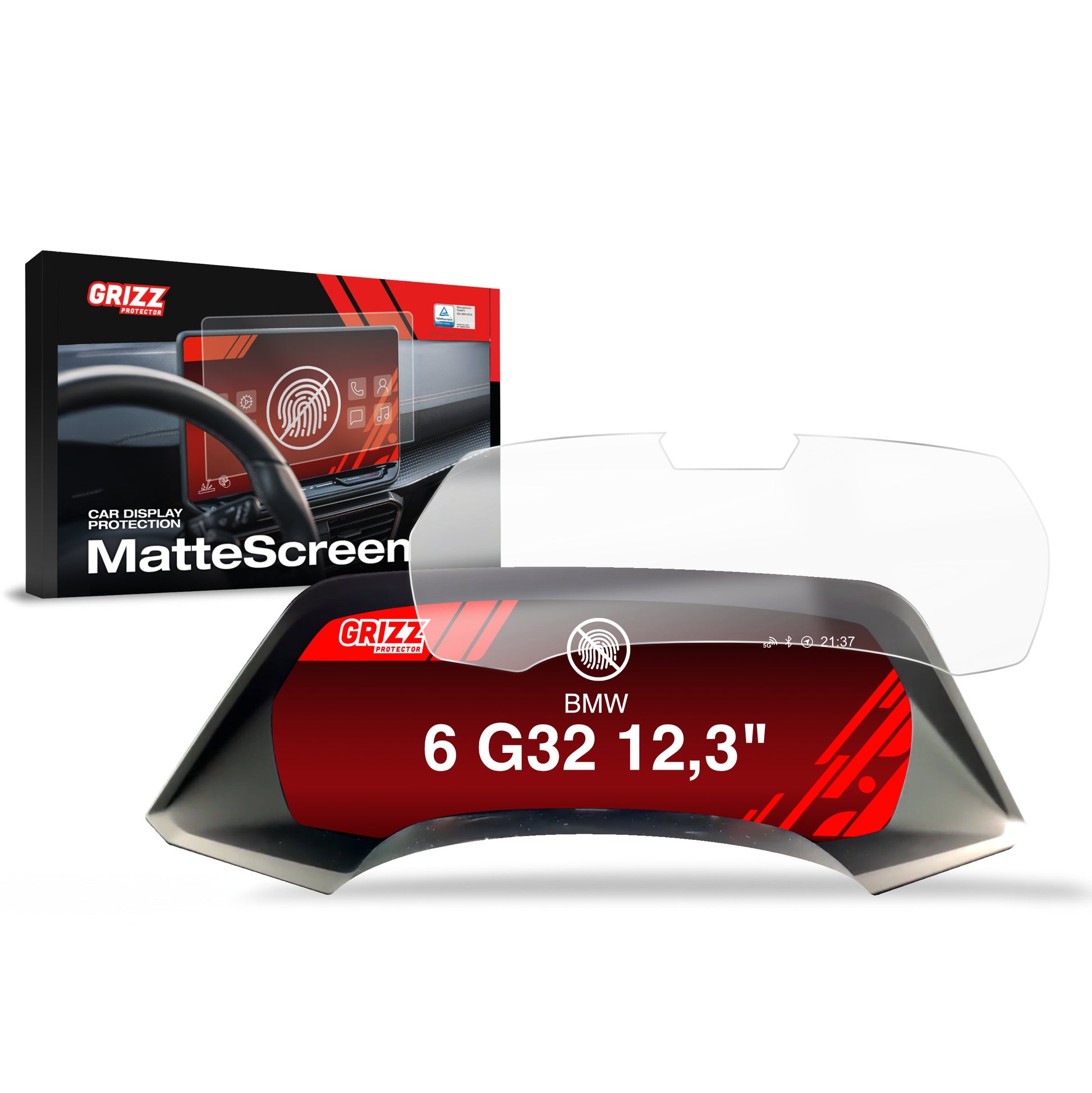 Anti-fingerprint screen protector for car touchscreen