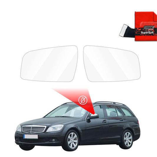Rain protection film for exterior mirrors