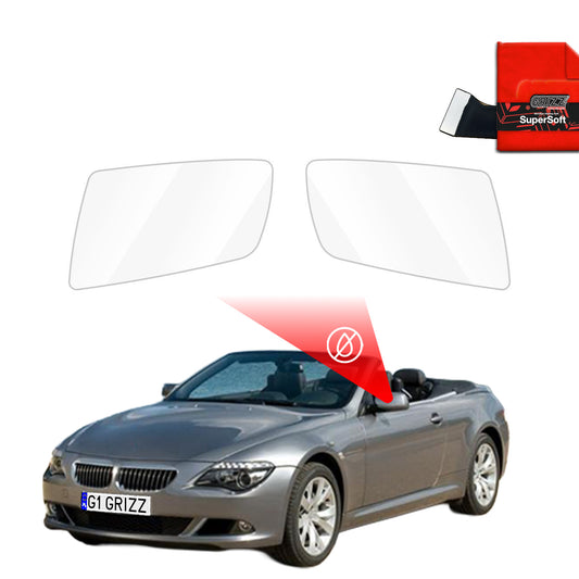 Rain protection film for exterior mirrors