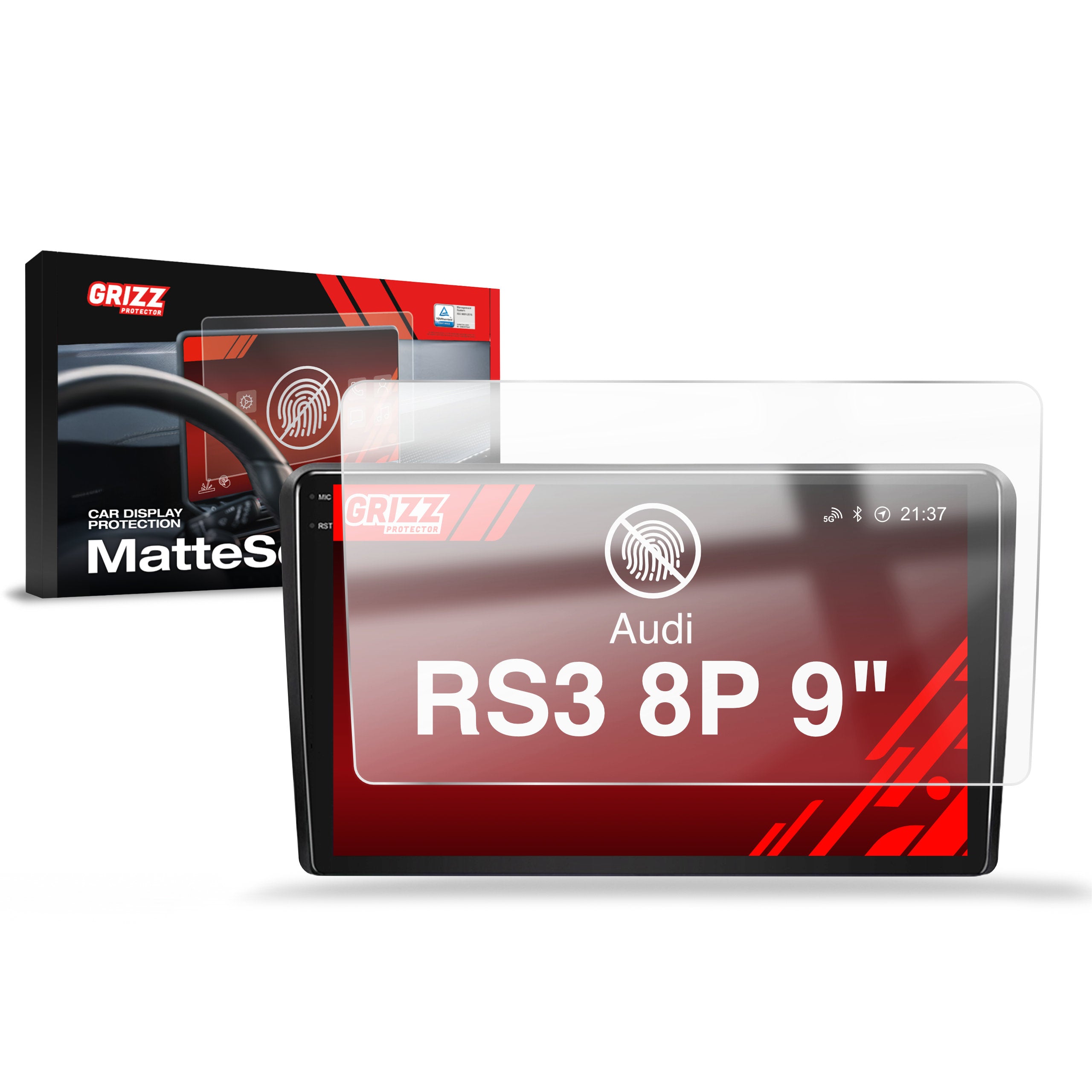 Screen protector film for Audi RS3 8P Android Radio (2011-2012) – Grizz ...
