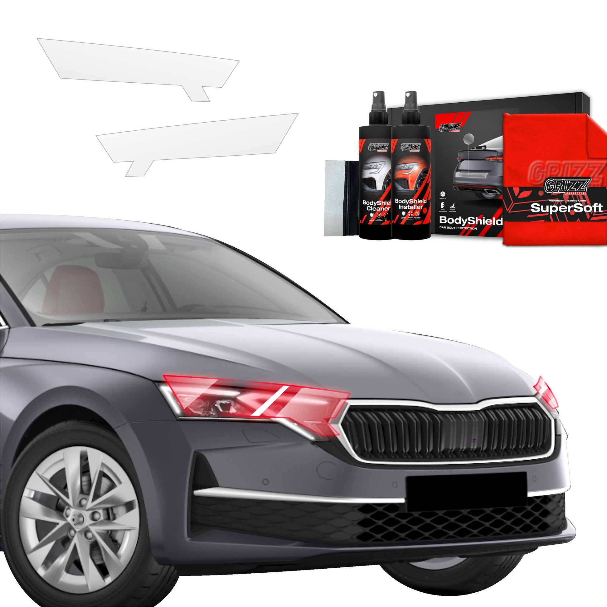 Protective film for exterior car parts – shields against scratches, chips, and scuffs