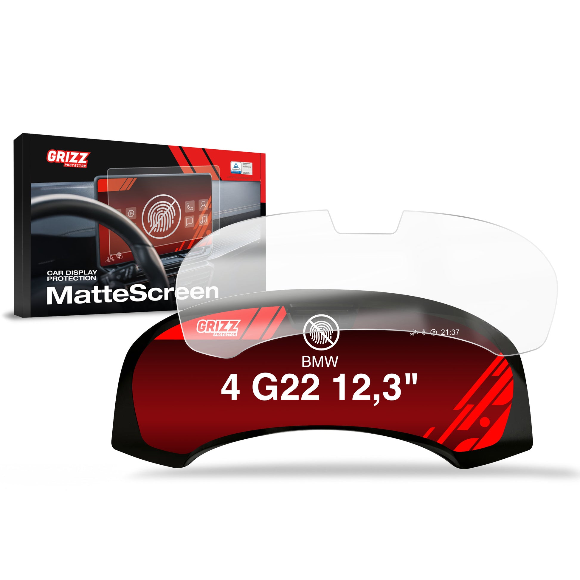 Anti-fingerprint screen protector for car touchscreen