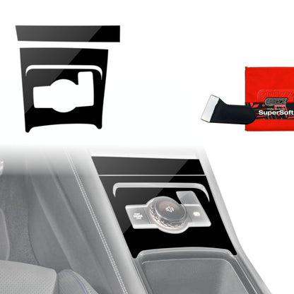 Scratch-resistant film for automotive interior elements