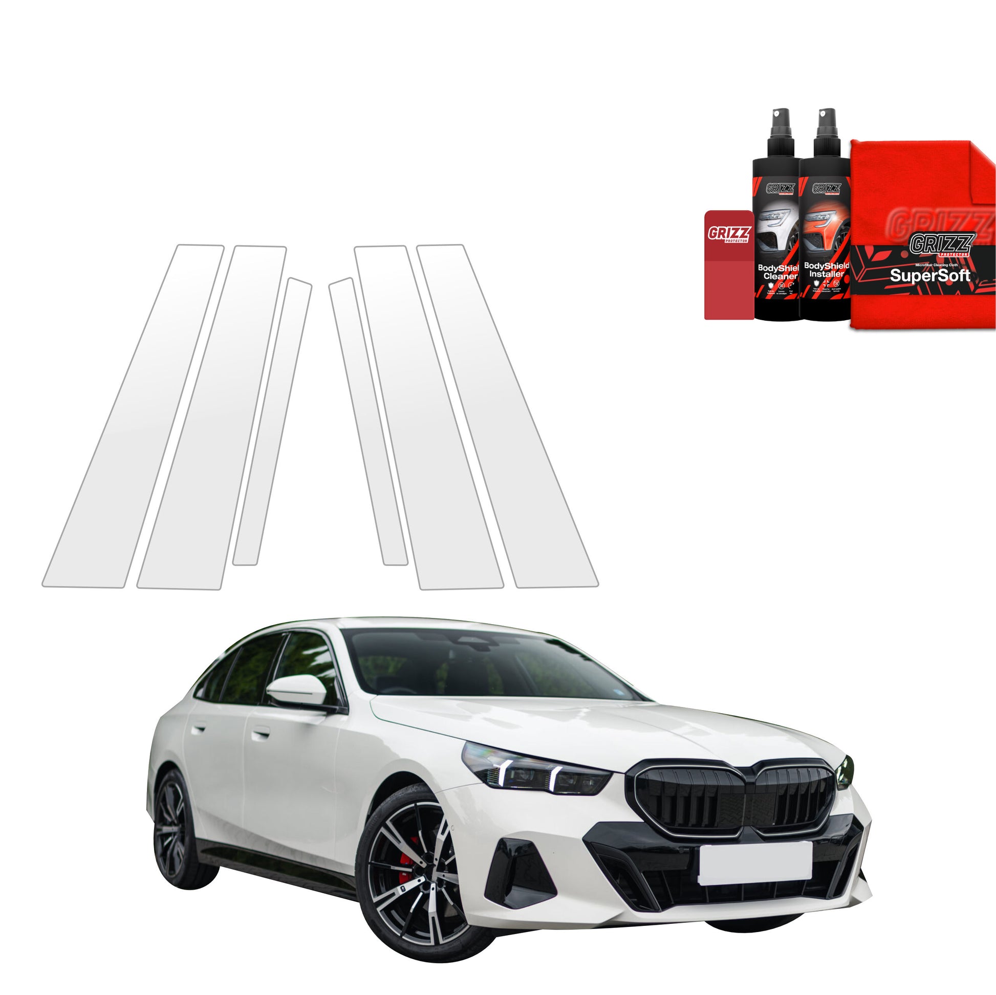 Protective film for exterior car parts – shields against scratches, chips, and scuffs