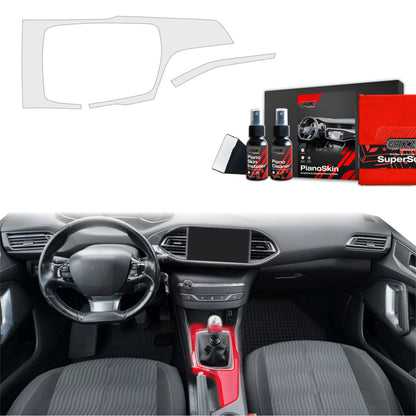 Scratch-resistant film for automotive interior elements