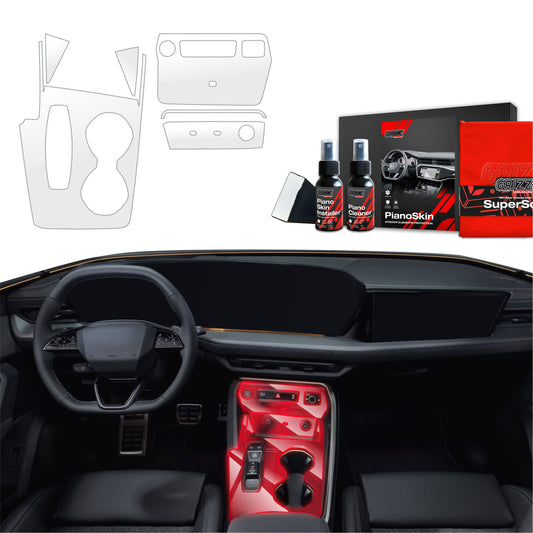 Scratch-resistant film for automotive interior elements