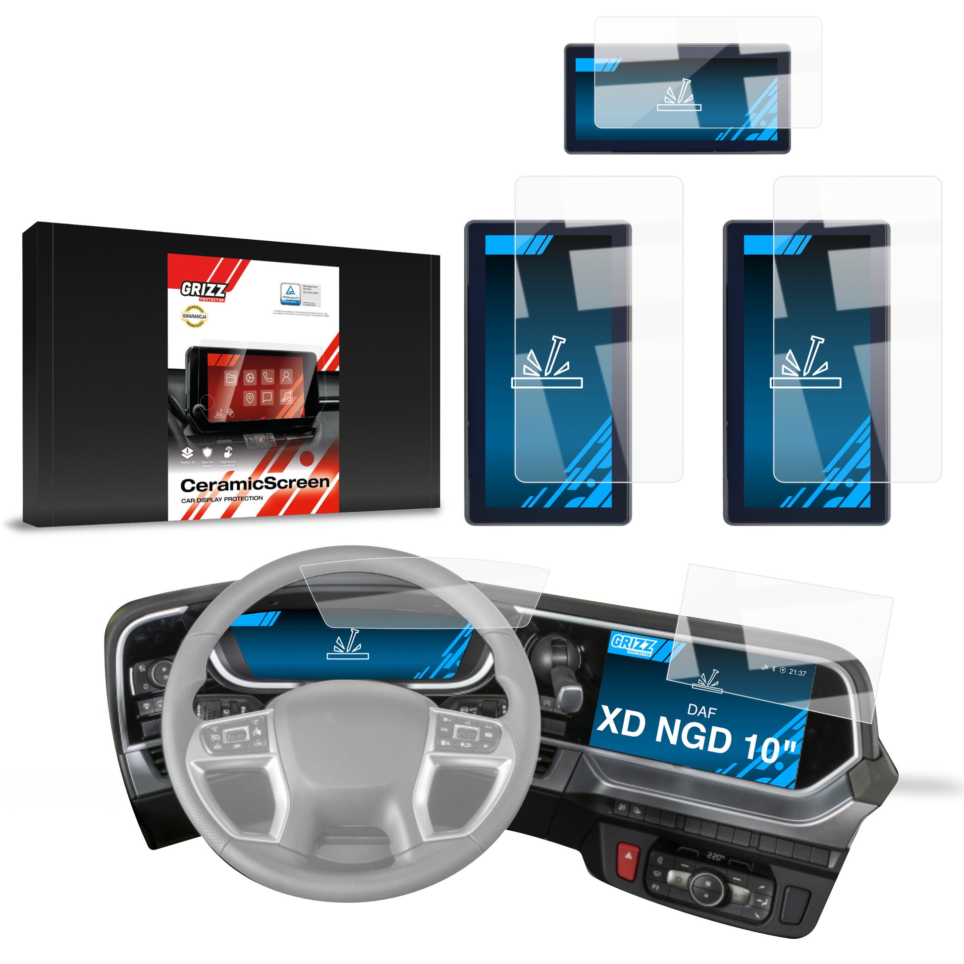 Protective film for car touchscreen display – anti-scratch and transparent
