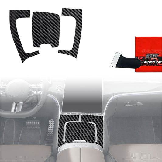 Scratch-resistant film for automotive interior elements