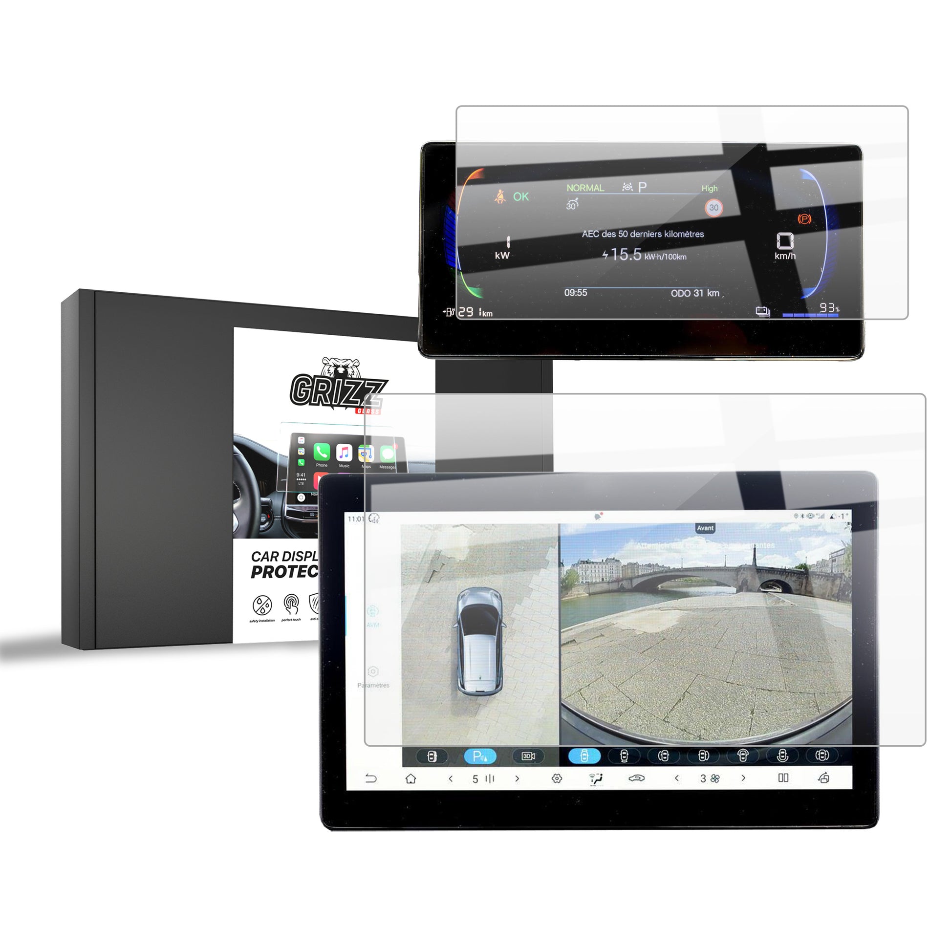 Protective film for car touchscreen display – anti-scratch and transparent