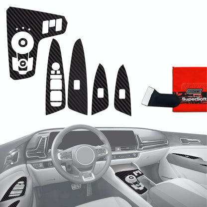 Scratch-resistant film for automotive interior elements