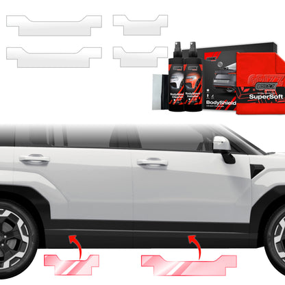 Protective film for exterior car parts – shields against scratches, chips, and scuffs