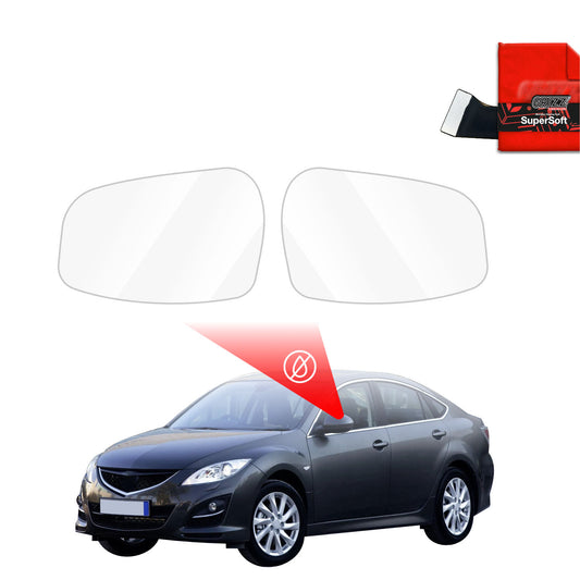 Rain protection film for exterior mirrors