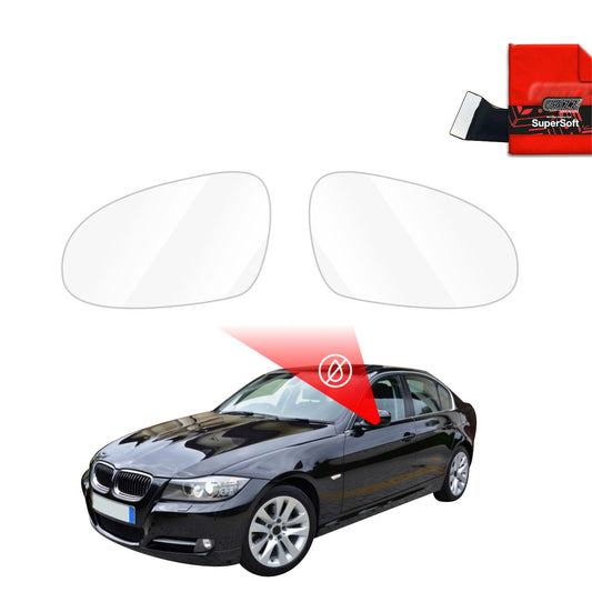 Rain protection film for exterior mirrors