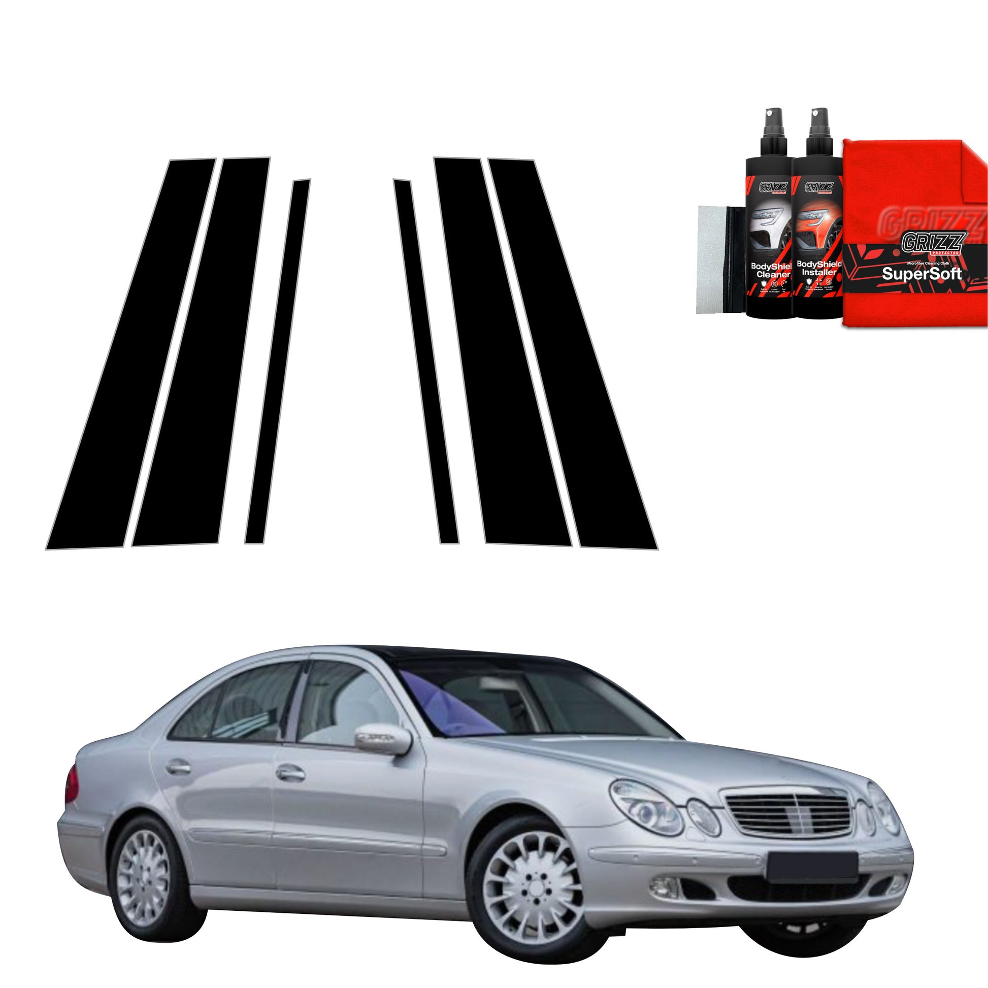 Protective film for exterior car parts – shields against scratches, chips, and scuffs