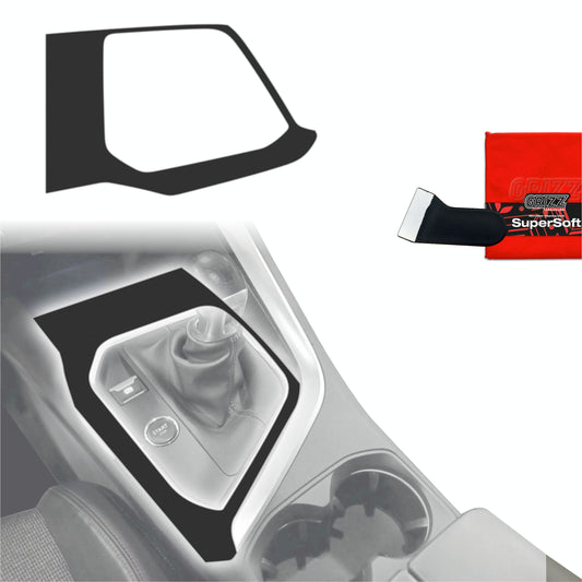 Scratch-resistant film for automotive interior elements