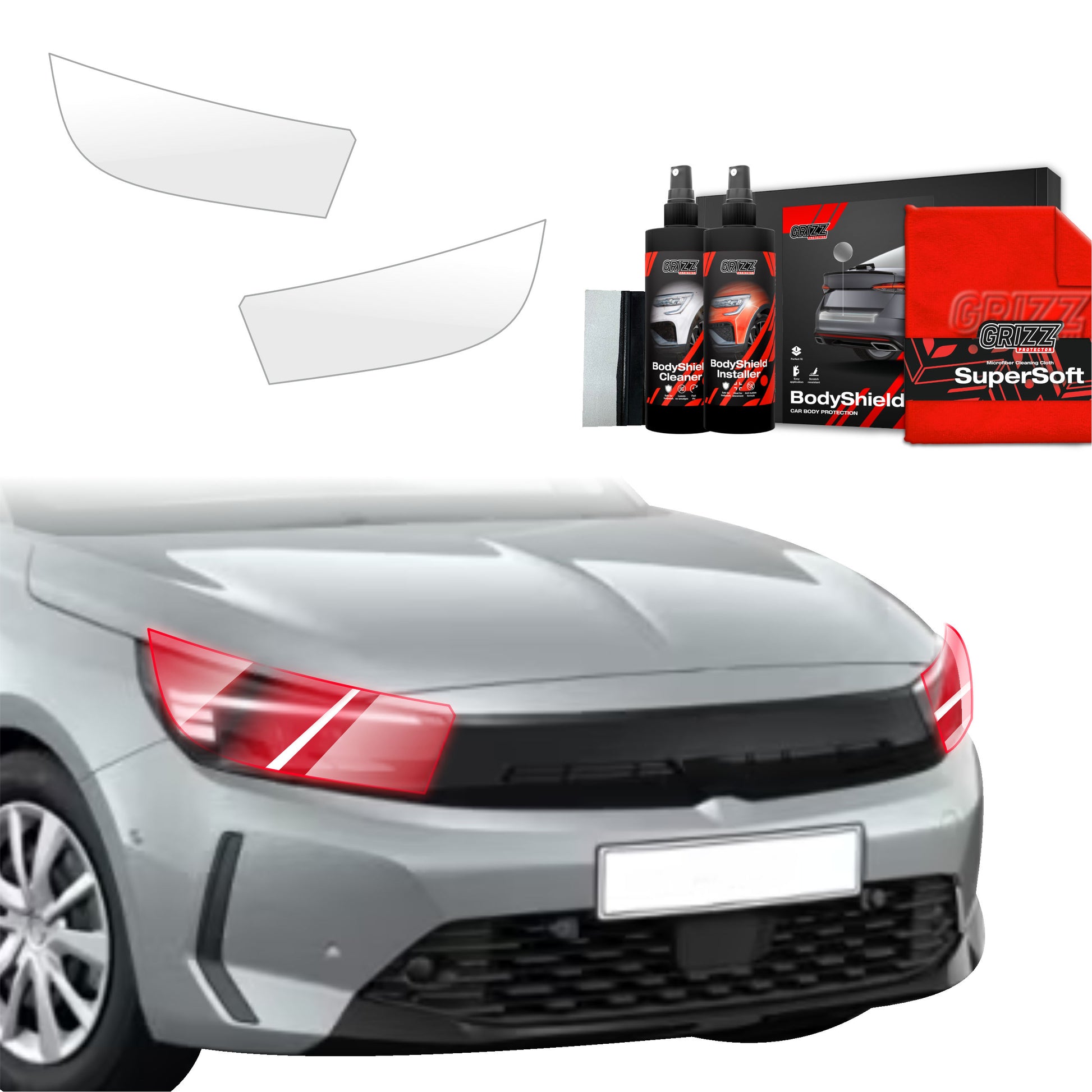 Protective film for exterior car parts – shields against scratches, chips, and scuffs