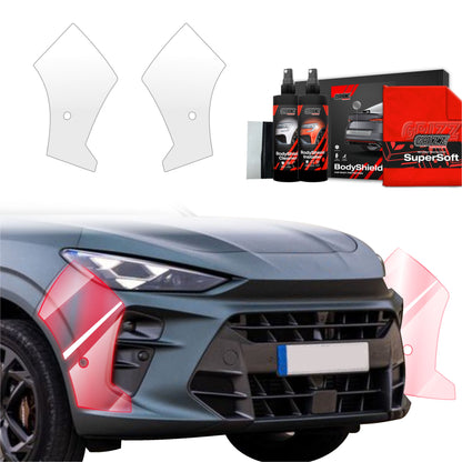 Protective film for exterior car parts – shields against scratches, chips, and scuffs