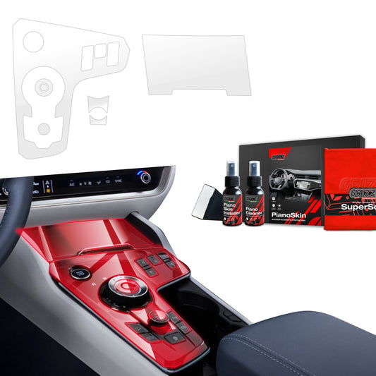 Scratch-resistant film for automotive interior elements