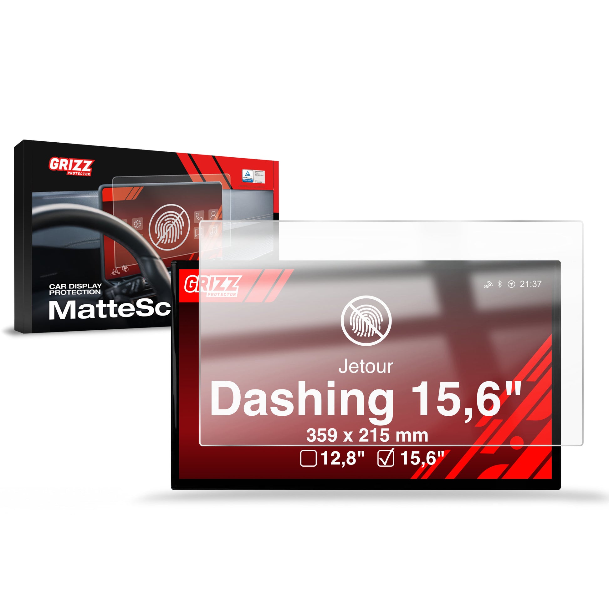 Anti-fingerprint screen protector for car touchscreen