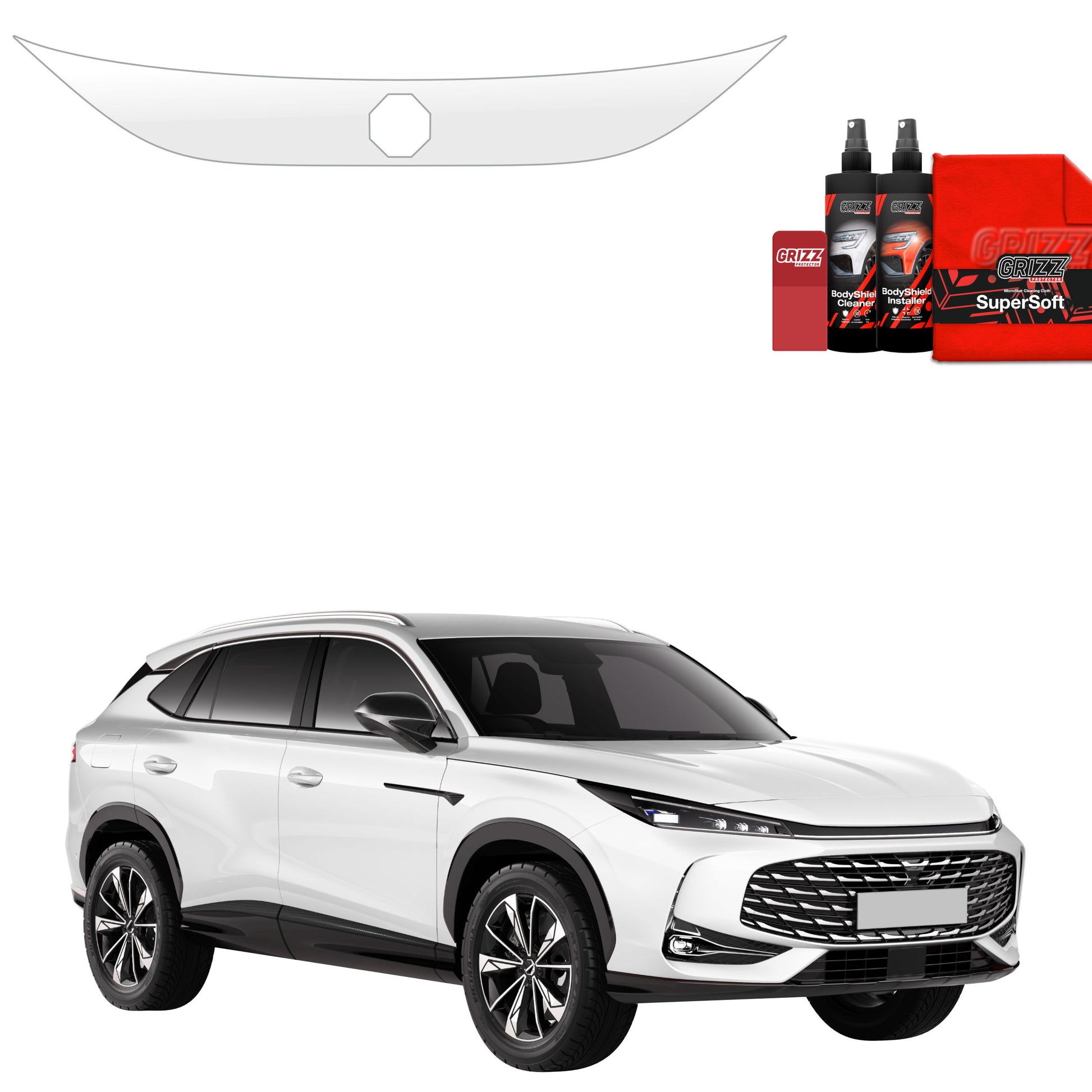 Protective film for exterior car parts – shields against scratches, chips, and scuffs