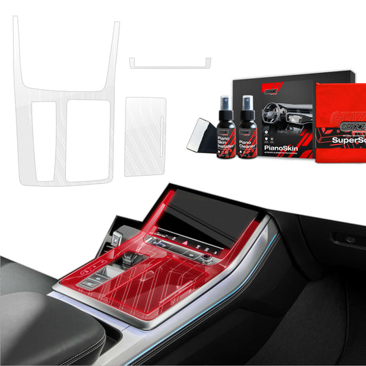 Scratch-resistant film for automotive interior elements