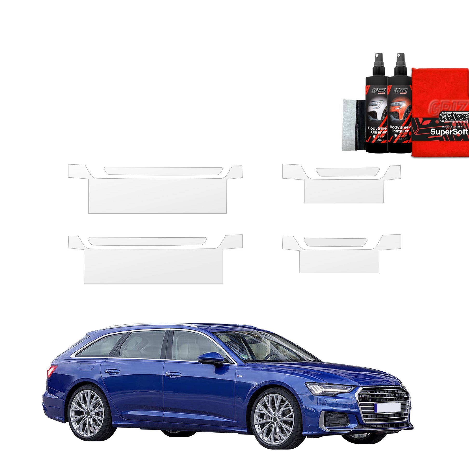Protective film for exterior car parts – shields against scratches, chips, and scuffs