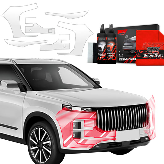 Protective film for exterior car parts – shields against scratches, chips, and scuffs