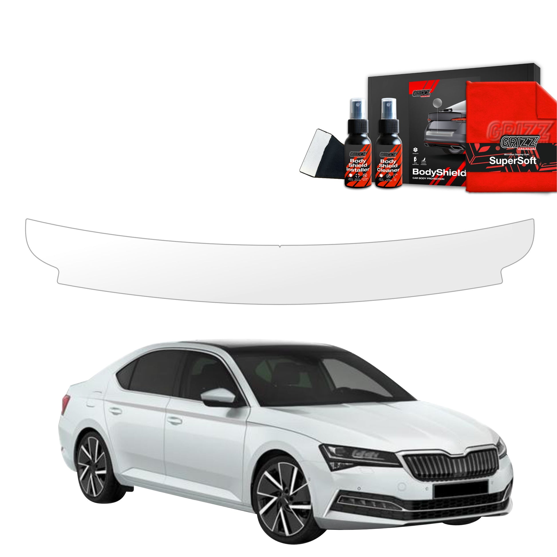 Protective film for exterior car parts – shields against scratches, chips, and scuffs