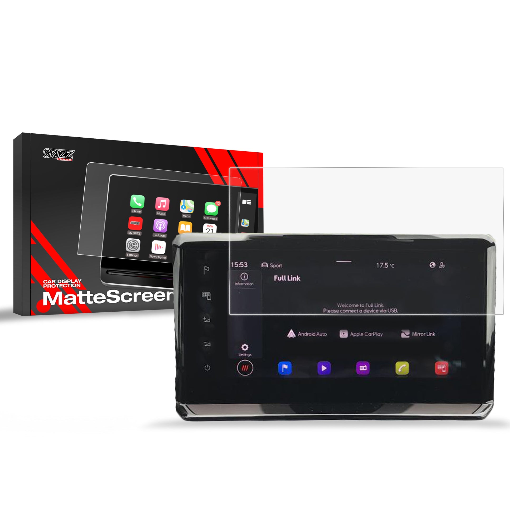 Anti-fingerprint screen protector for car touchscreen