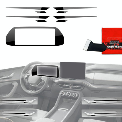 Scratch-resistant film for automotive interior elements