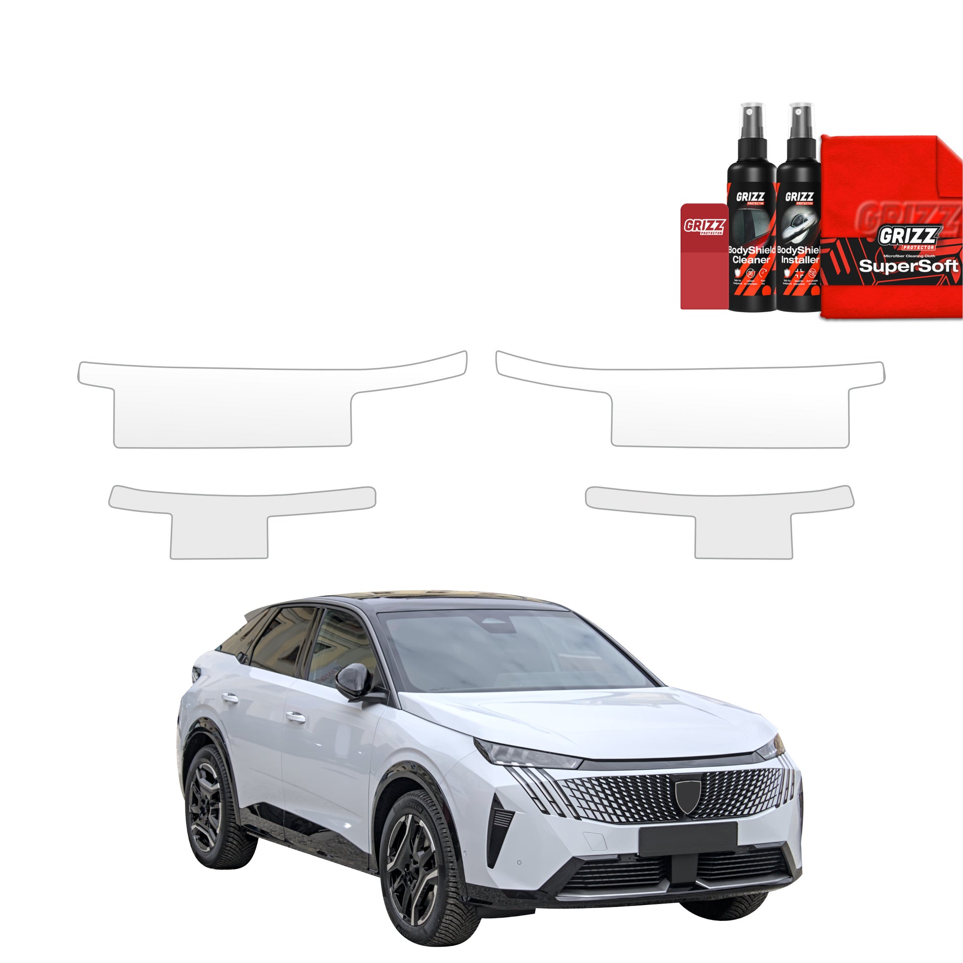 Protective film for exterior car parts – shields against scratches, chips, and scuffs