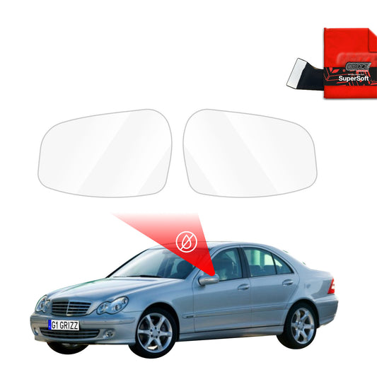 Rain protection film for exterior mirrors
