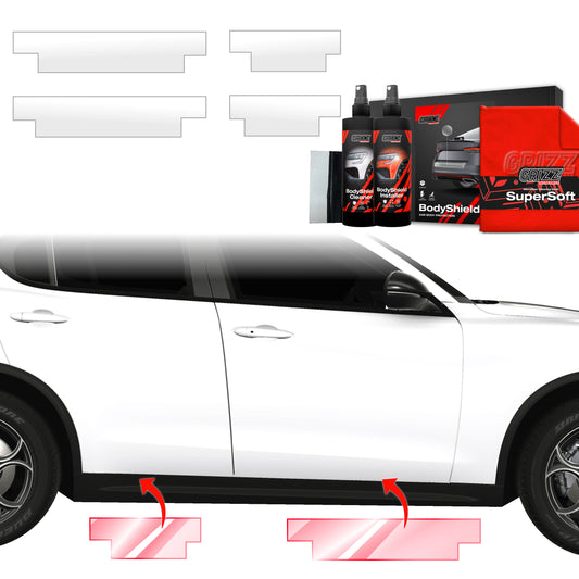Protective film for exterior car parts – shields against scratches, chips, and scuffs