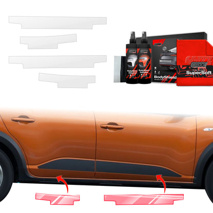 Protective film for exterior car parts – shields against scratches, chips, and scuffs