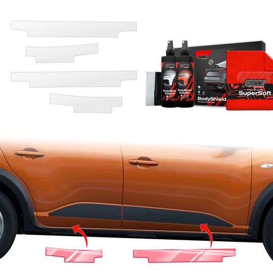 Protective film for exterior car parts – shields against scratches, chips, and scuffs