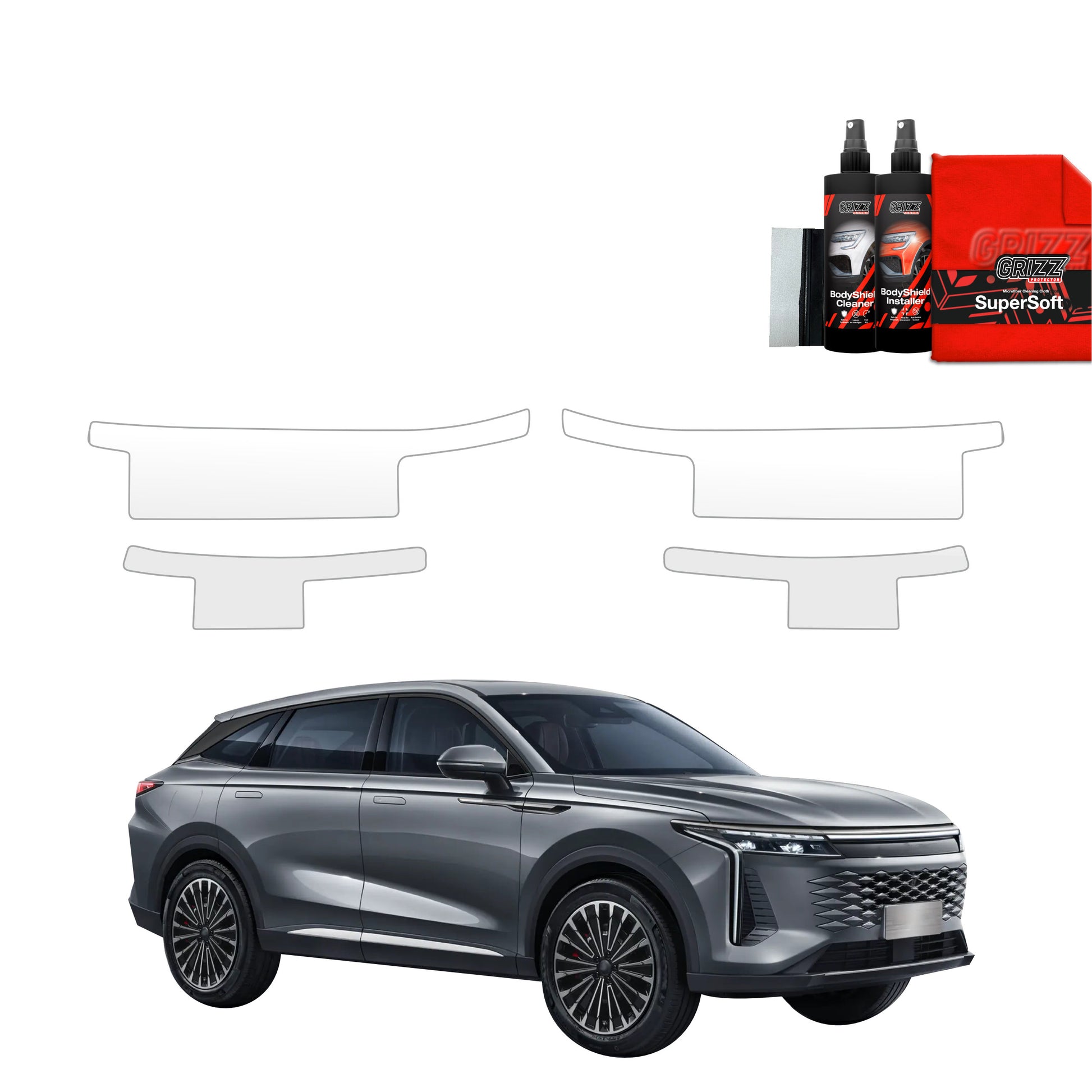 Protective film for exterior car parts – shields against scratches, chips, and scuffs