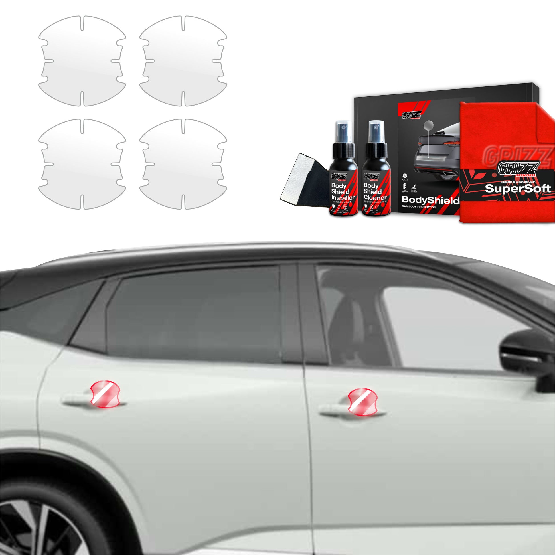 Protective film for exterior car parts – shields against scratches, chips, and scuffs