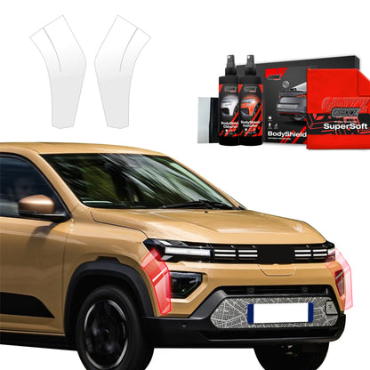 Protective film for exterior car parts – shields against scratches, chips, and scuffs
