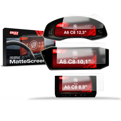 Scratch-resistant film for automotive interior elements