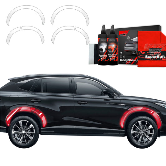 Protective film for exterior car parts – shields against scratches, chips, and scuffs