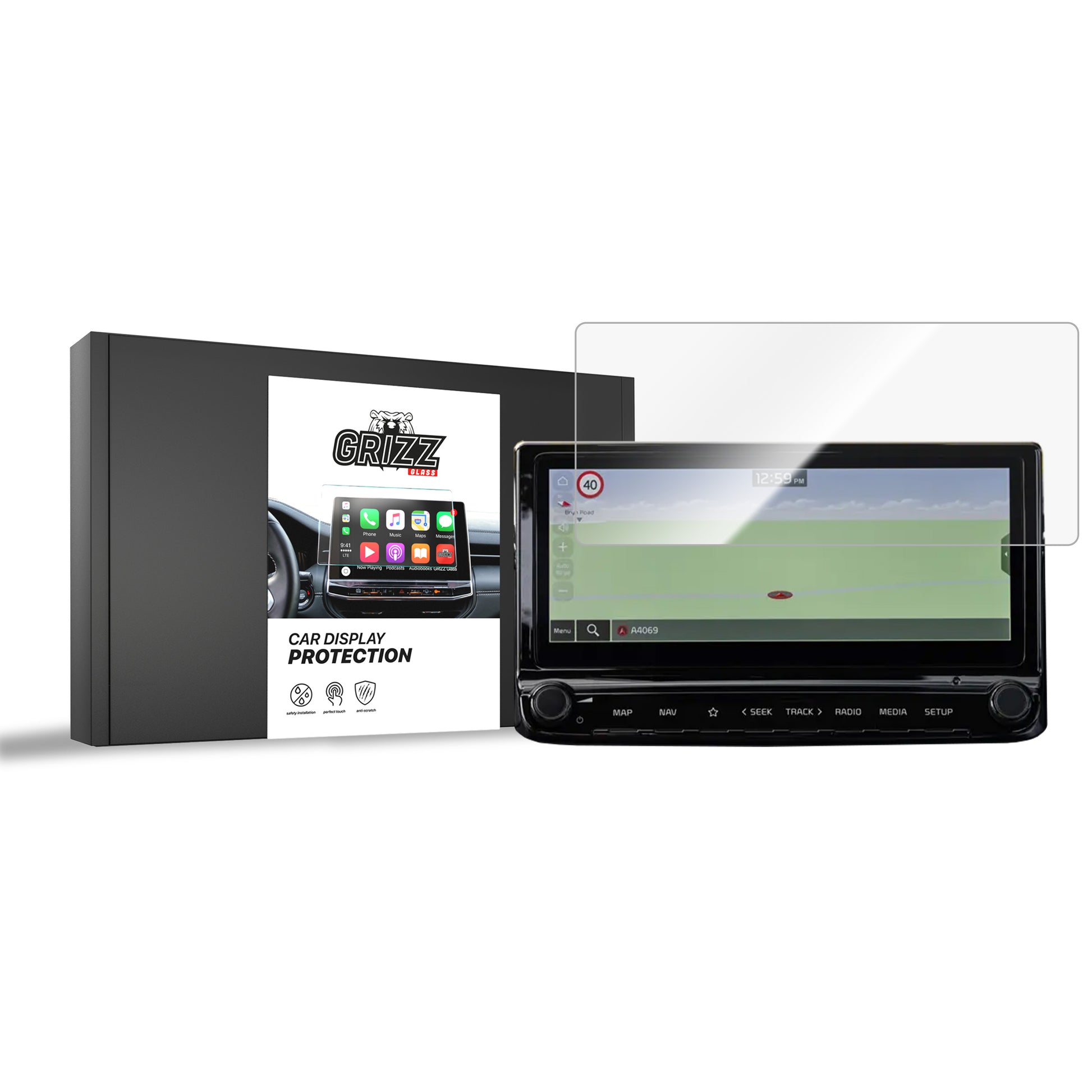 Protective film for car touchscreen display – anti-scratch and transparent