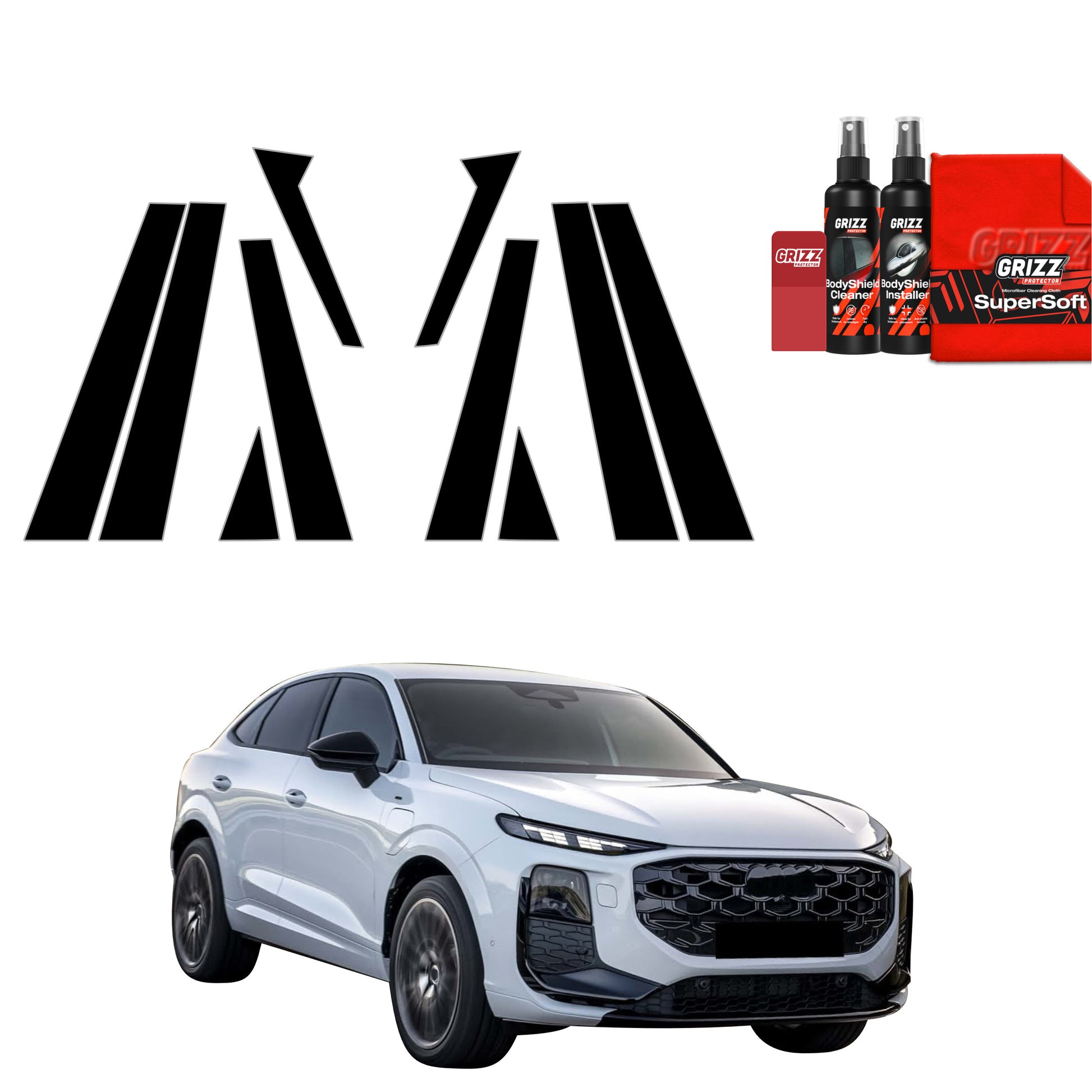 Protective film for exterior car parts – shields against scratches, chips, and scuffs