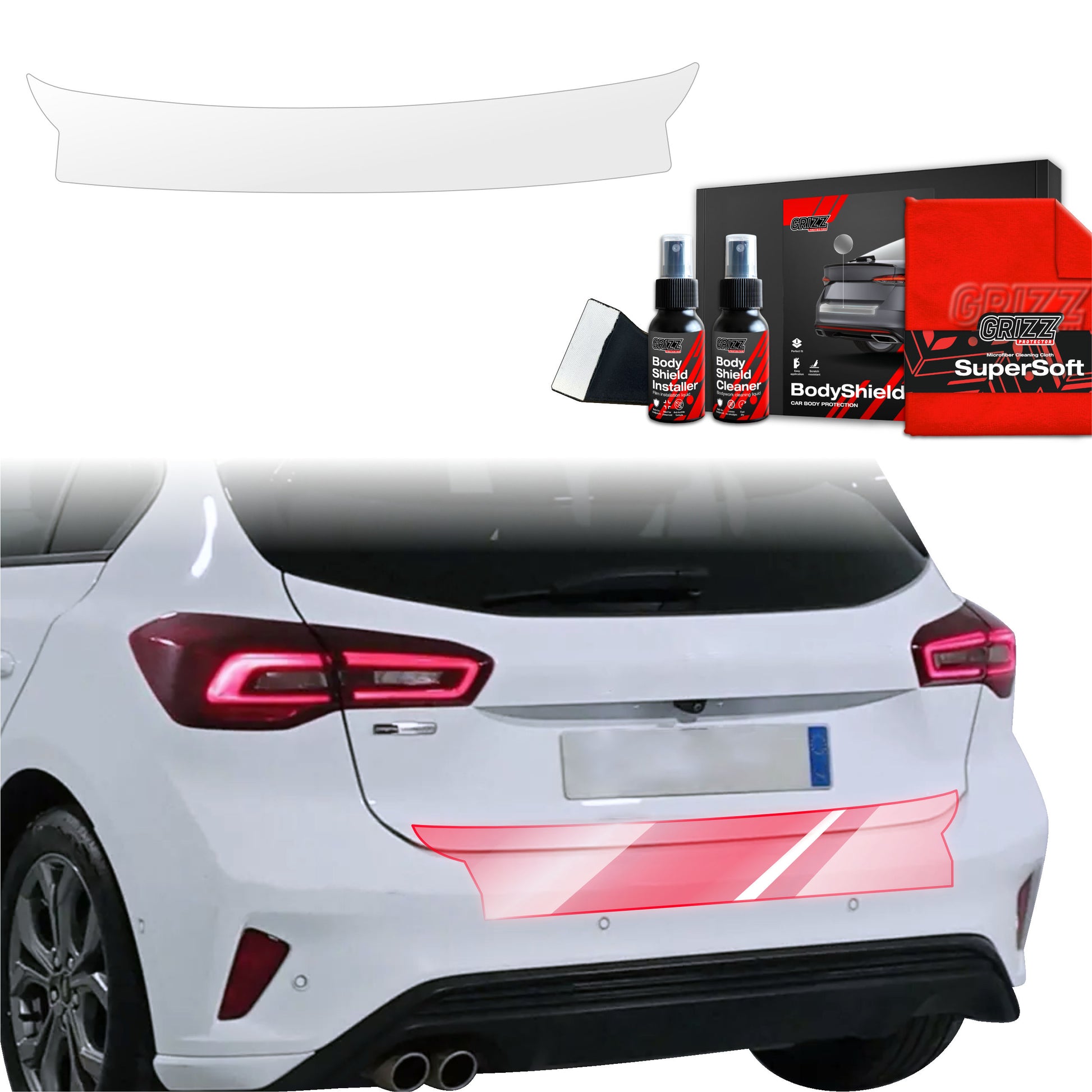 Protective film for exterior car parts – shields against scratches, chips, and scuffs