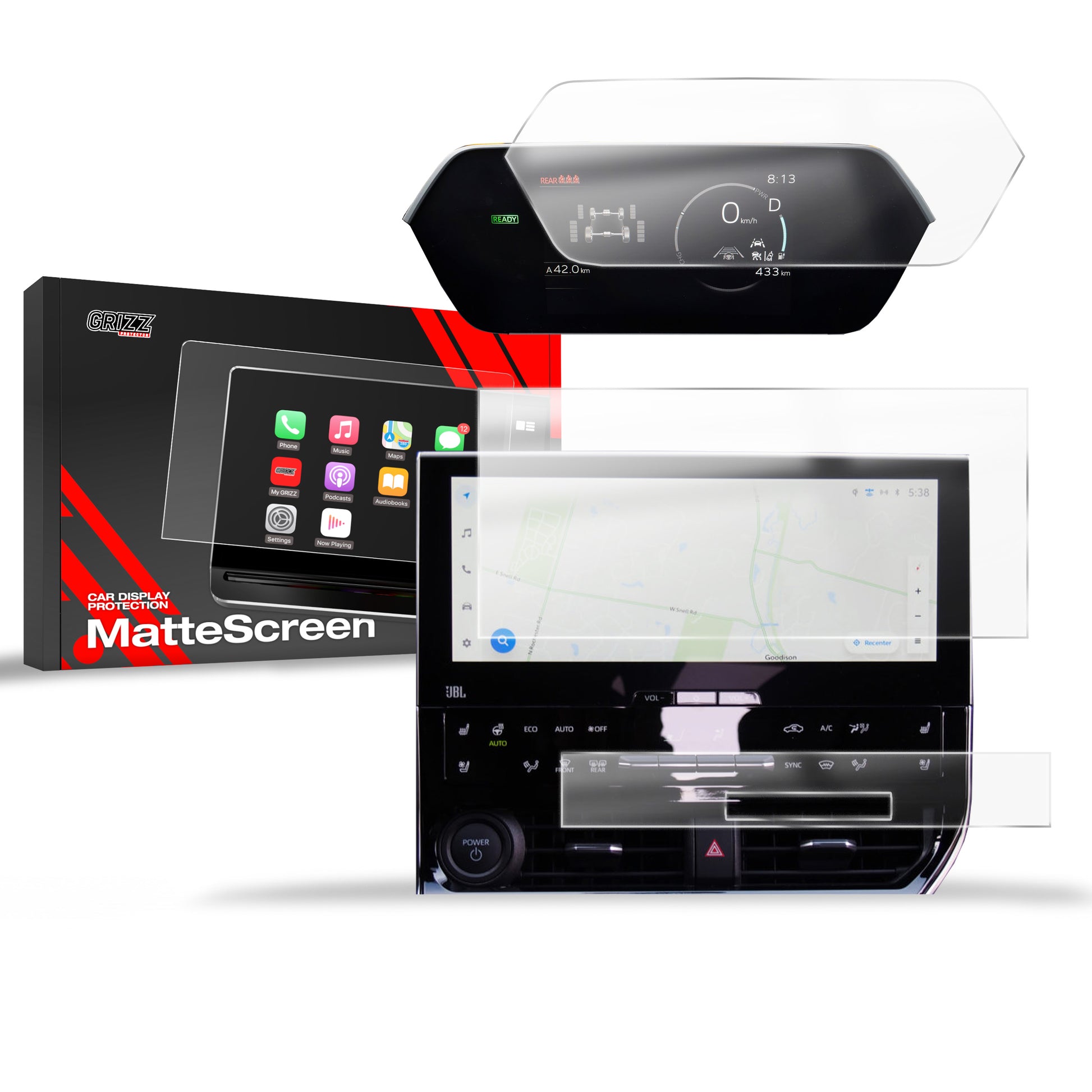 Scratch-resistant film for automotive interior elements