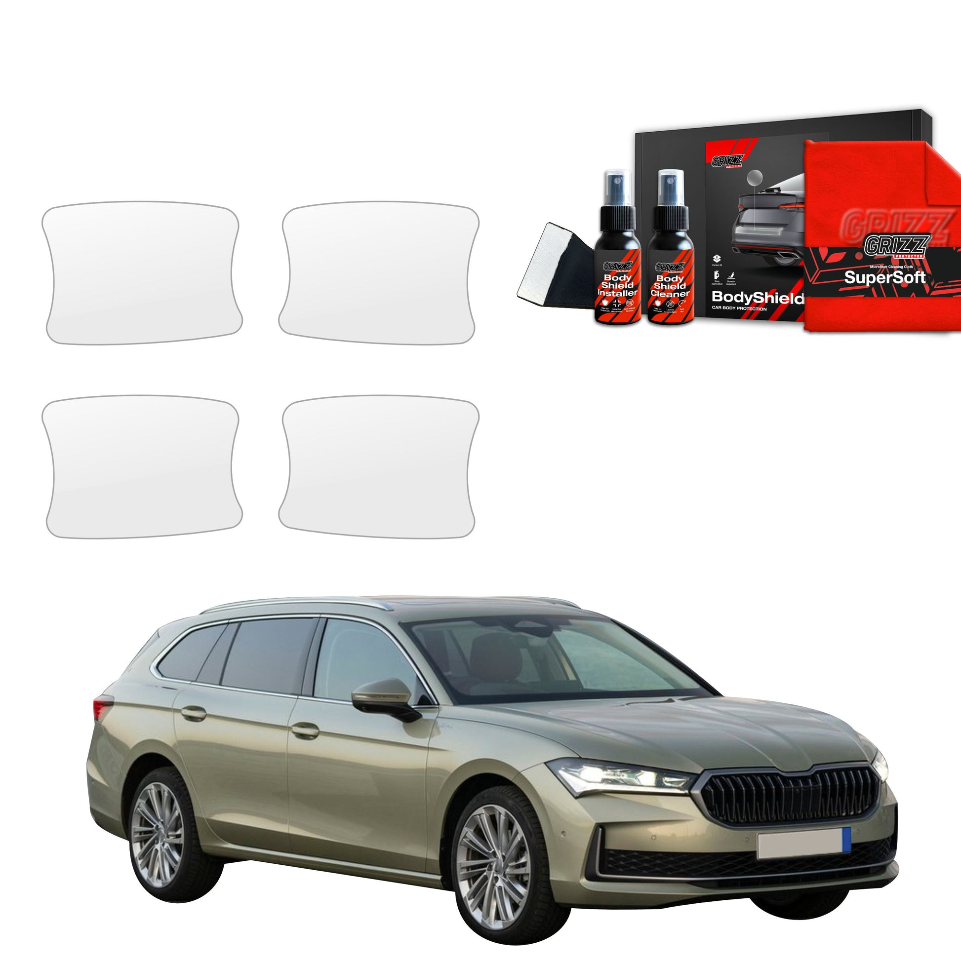 Protective film for exterior car parts – shields against scratches, chips, and scuffs