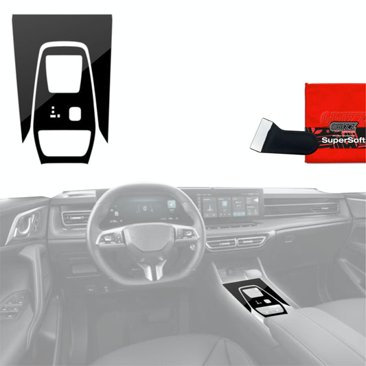 Scratch-resistant film for automotive interior elements