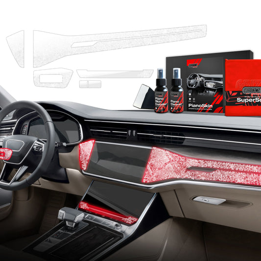 Scratch-resistant film for automotive interior elements
