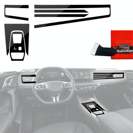 Scratch-resistant film for automotive interior elements