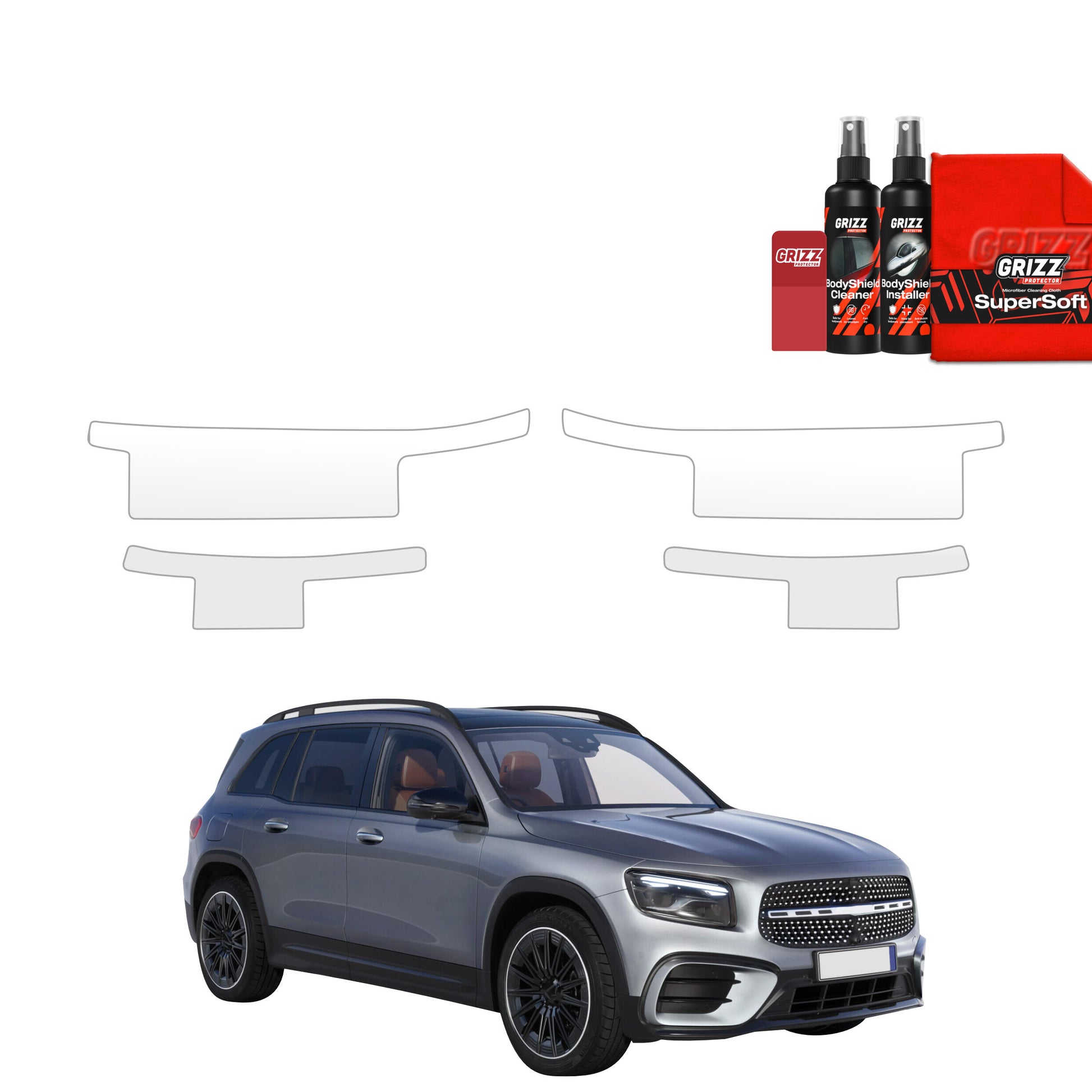 Protective film for exterior car parts – shields against scratches, chips, and scuffs