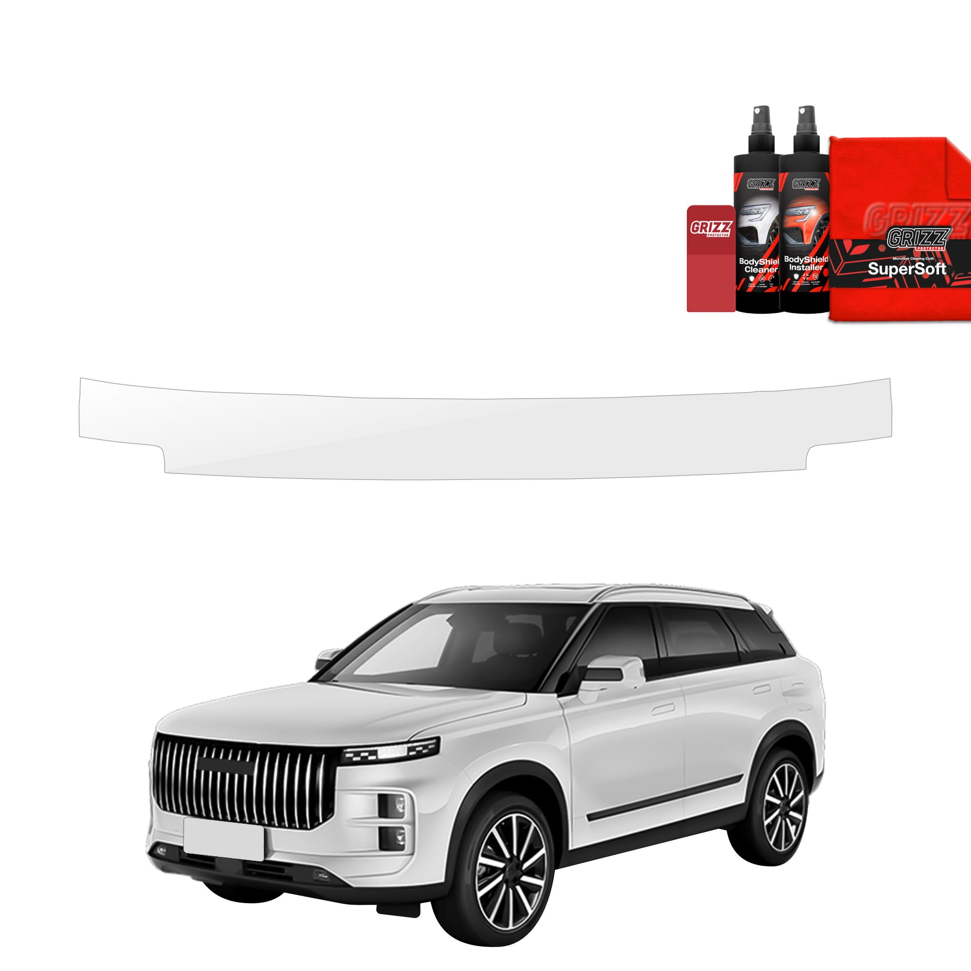 Protective film for exterior car parts – shields against scratches, chips, and scuffs